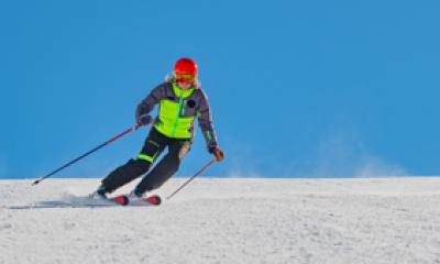Downhill skiing