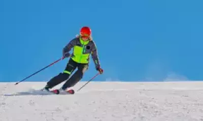 Downhill skiing